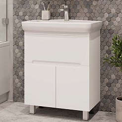 Misty Мебель для ванной Байкал 65 белая – фотография-3