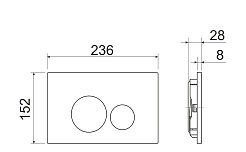 Ceramicanova Подвесной унитаз Play Rimless с шумоизоляционной панелью CN1000 с системой инсталляции Envision кнопка Round белая – фотография-6