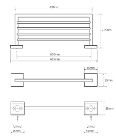Bemeta Держатель для полотенец Beta 132205082 – фотография-2