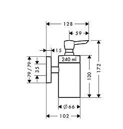 Hansgrohe Дозатор PuraVida – фотография-3