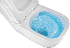 Azario Унитаз-компакт Riano AZ-1305A безободковый с бачком с сиденьем микролифт белый – фотография-11