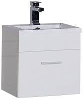 Aquanet Тумба с раковиной Нота 50 белая (159138)