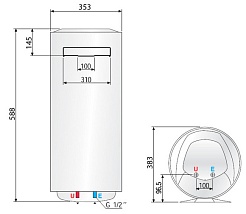 Ariston Водонагреватель накопительный ABS Pro R 30 V Slim – фотография-2