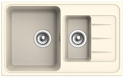Ewigstein Мойка кухонная Elegant 60KF крем – фотография-3