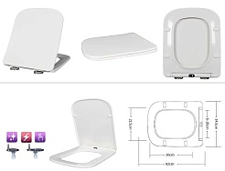 Taliente Унитаз Correto CR25200+SMnero подвесной – фотография-4