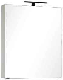 Aquanet Зеркальный шкаф "Алвита 70" сливочный – фотография-1