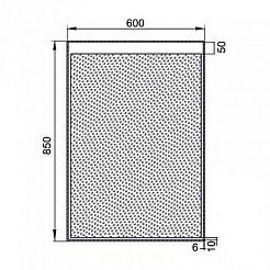 Aquanet Зеркало Палермо 6085 LED – фотография-3