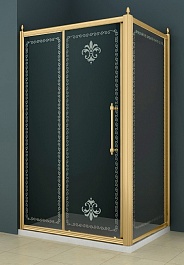 Cezares Душевой уголок RETRO-A-AH-1-120/90-SCORREVOLE-CP-G – фотография-1