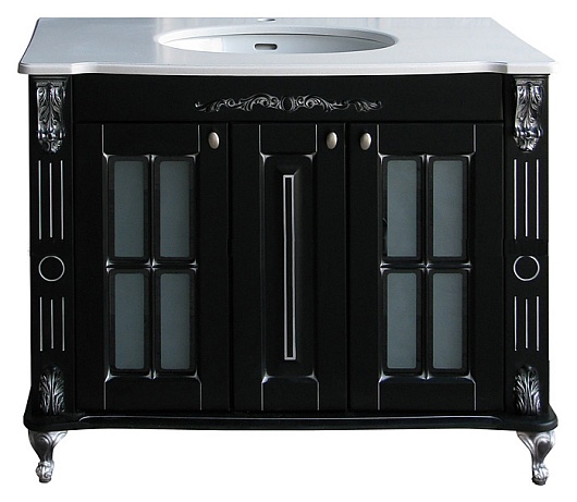 Атолл Тумба с раковиной Александрия 100 K черная – фото-1