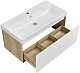 Акватон Тумба под раковину Либерти 90 белая/дуб эльвезия – картинка-41