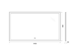 BelBagno Зеркало SPC-GRT-1400-800-LED-TCH-WARM – фотография-10