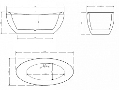 Gemy Акриловая ванна G9236 – фотография-3