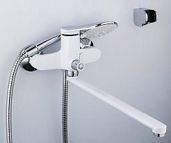 Frap Смеситель для ванны H45 F2245 белый/хром – фотография-2