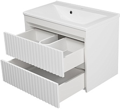 Brevita Мебель для ванной Balaton 75 R белая – фотография-6