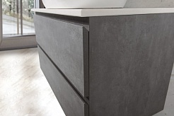 BelBagno Тумба с раковиной LUCE 600 Stucco Cemento – фотография-4