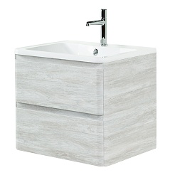 BelBagno Тумба с раковиной Albano 70 подвесная Rovere Vintage Bianco – фотография-1