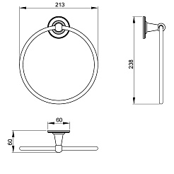 Timo Полотенцедержатель Nelson 160050/02 – фотография-2