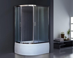 Royal Bath Душевой уголок RB 8120BK-С-CH R – фотография-3