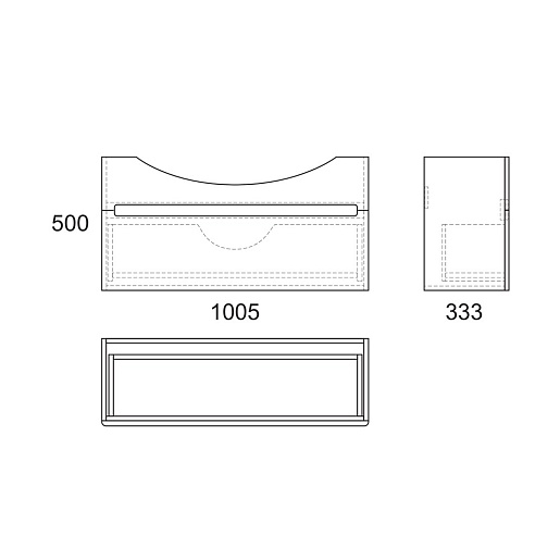 Owl 1975 Тумба с раковиной Lagerta 105 – фотография-4
