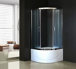 Royal Bath Душевой уголок RB 100BK-C-CH 100x100x1980 – фотография-5