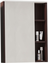 Mixline Зеркало-шкаф Боско 65 L венге/белый – фотография-1