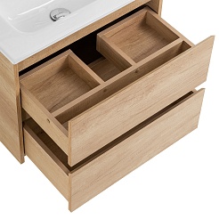 BelBagno Тумба с раковиной Kraft 39 50 подвесная Rovere Nebrasca Nature – фотография-8