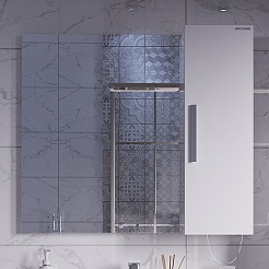 Grossman Зеркальный шкаф Нео 80 белый – фотография-3