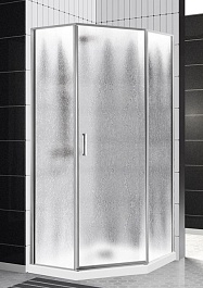 BelBagno Душевой уголок Uno 90/90 UNO-195-P-1-90-CH-CR стекло рифленое – фотография-1