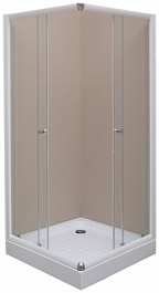 De Aqua Душевой уголок K8080OP-W 80х80 прозрачный – фотография-3