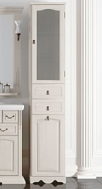 Opadiris Шкаф-пенал для ванной "Риспекто 40" R с б/к слоновая кость – фотография-1