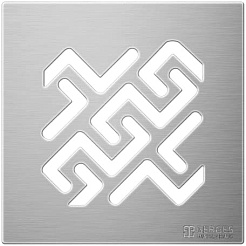 BERGES Wasserhaus Душевой трап Platz Antik 150 090061 хром матовый – фотография-2