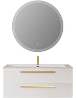BelBagno Мебель для ванной Eco Cer-N 120 CZR-8073-120 bianco opaco ручки сатиновое золото