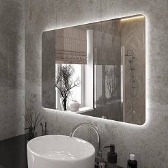 Teymi Зеркало Solli Oreol Pro 100/70 LED сенсор T20261 – фотография-12