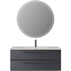 BelBagno Мебель для ванной Eco Cer-N 120 CZR-8095-120 grafito ручки чёрные – фотография-1