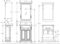 Opadiris Мебель для ванной Риспекто 65 белая матовая – фотография-4