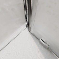 BelBagno Душевой уголок Luce 120/90 LUCE-AH-1-120/90-P-Cr профиль хром стекло рифленое – фотография-3