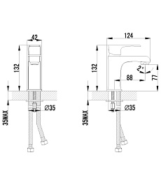 Lemark Смеситель "plus Factor LM1606C" для раковины – фотография-2