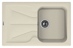 Florentina Мойка гранитная Гаттинара 780 с крылом шампань – фотография-1