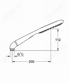 Grohe Душевая лейка "Rainshower Icon 150 27276LS0" – фотография-2