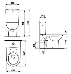 Laufen Крышка-сиденье Pro 9195.1.300.003.1 с микролифтом – фотография-3