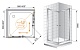 Cezares Душевой уголок ANIMA-W-A-2-90-P-Cr – картинка-7