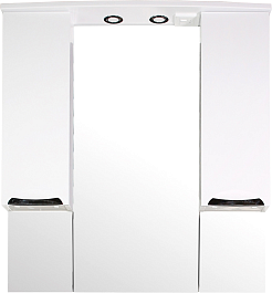 ASB-Mebel Зеркальный шкаф Мессина 100 белый – фотография-2