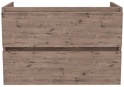 Teymi Тумба с раковиной Laina 75 подвесная дуб темный – фотография-6