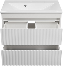 Brevita Тумба под раковину Balaton 75 белая – фотография-4
