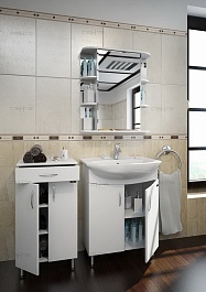 СанТа Тумба для ванной TH 60 2 двери, 1 ящик (301007) – фотография-4