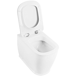 BelBagno Унитаз приставной Prado BB10150CB/BB10150SC безободковый – фотография-5