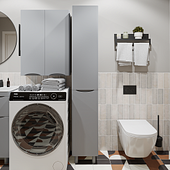 Vivon Шкаф навесной Ostin 60 серый матовый – фотография-9