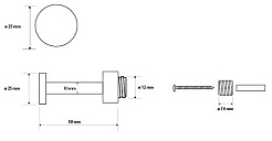 Bemeta Крючок хром Omega 104206024 – фотография-2