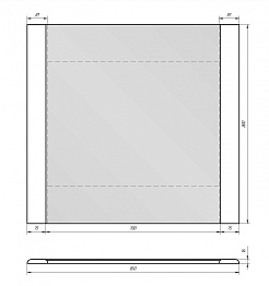 Dreja Мебель для ванны Laguna 85 подвесная – фотография-7