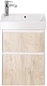 Dreja Мебель для ванной Slim 55 подвесная белая/дуб кантри – картинка-25